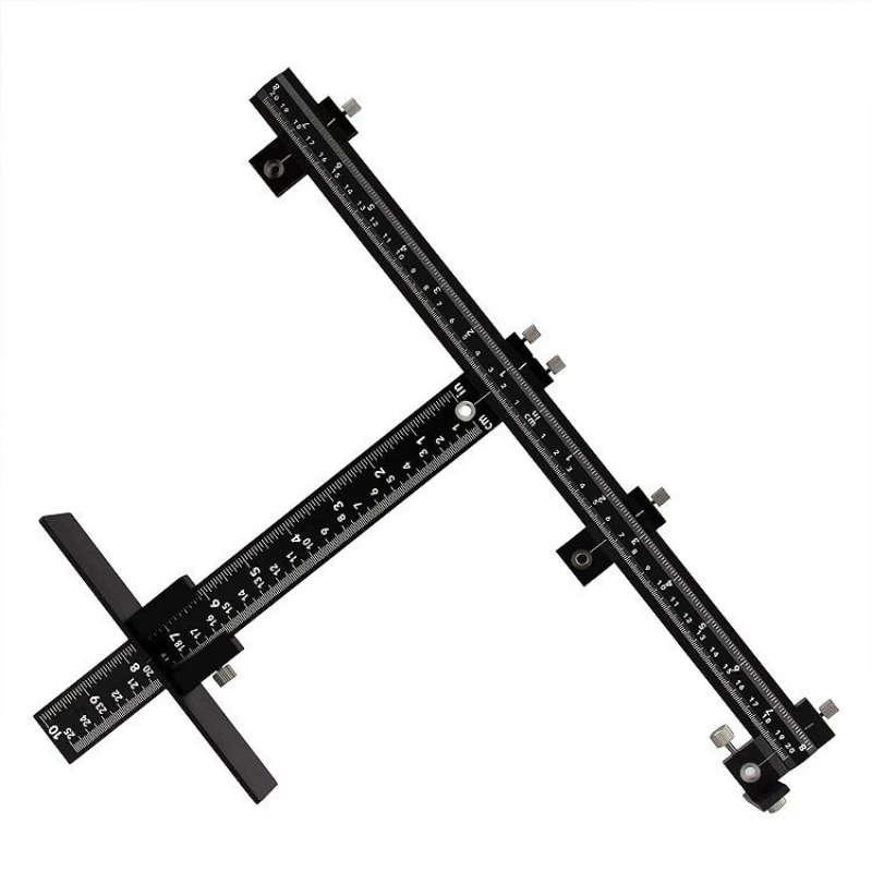 

Aluminum Alloy Handle Punch Positioner Woodworking Auxiliary Tools Cabinet Door Handle Installation Punch