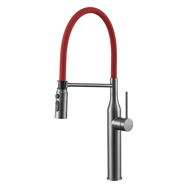 cdbm 304‑Stainless‑Steel Kitchen Faucet, Hot & Cold Water Sink Tap With European‑Style Bracket, Model CFG‑082