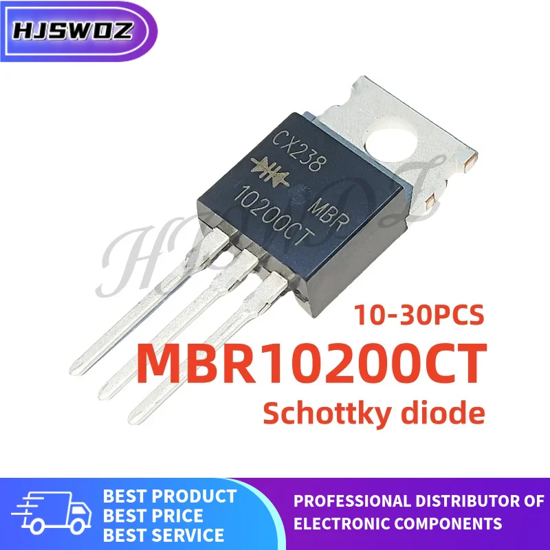 10-30PCS Brand New MBR10200CT MBR10200 MBR 10200CT TO-220 Schottky diode Transistor