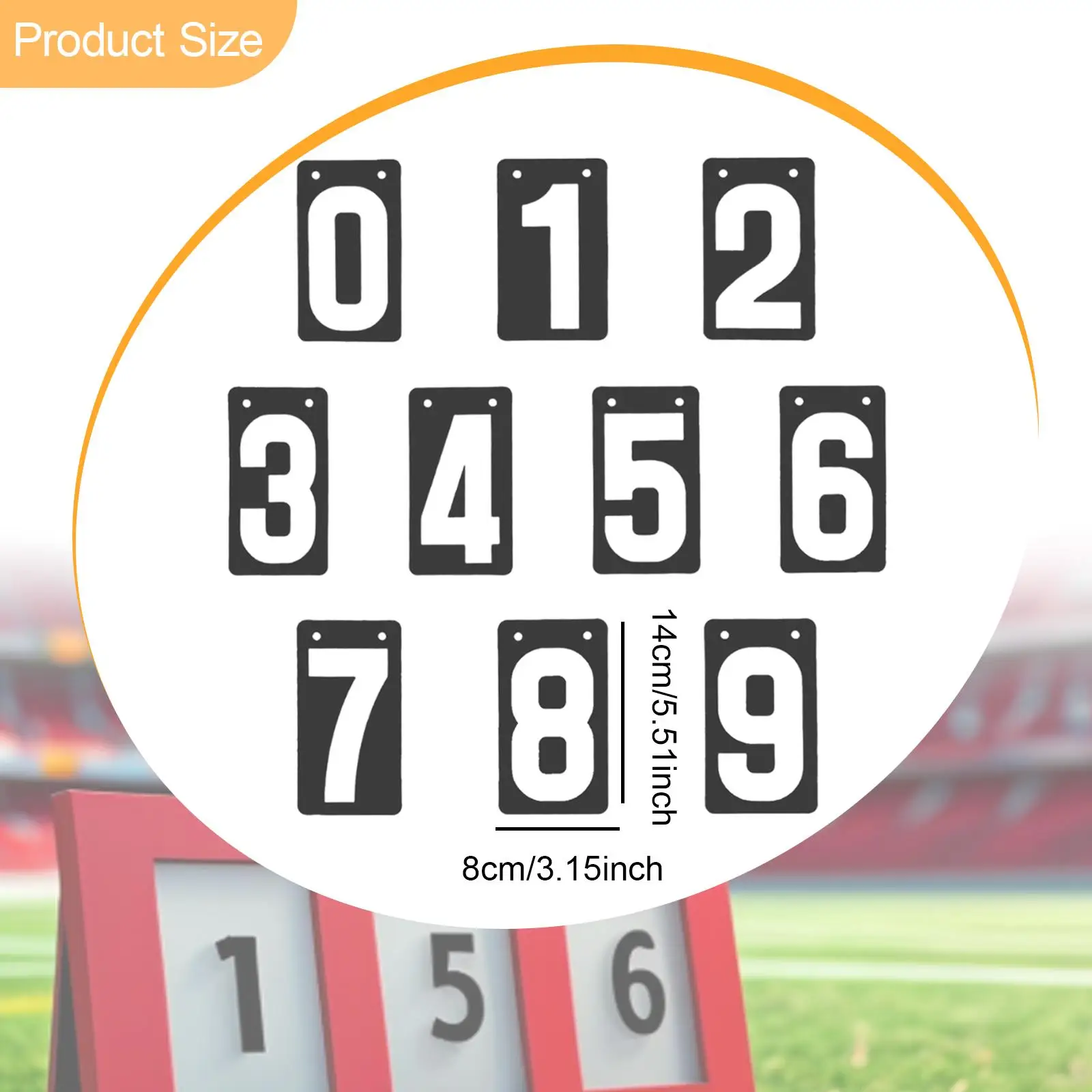 Score Keeper Sports Scoreboard Numbers 0-9 Multipurpose Scoring Board Practical