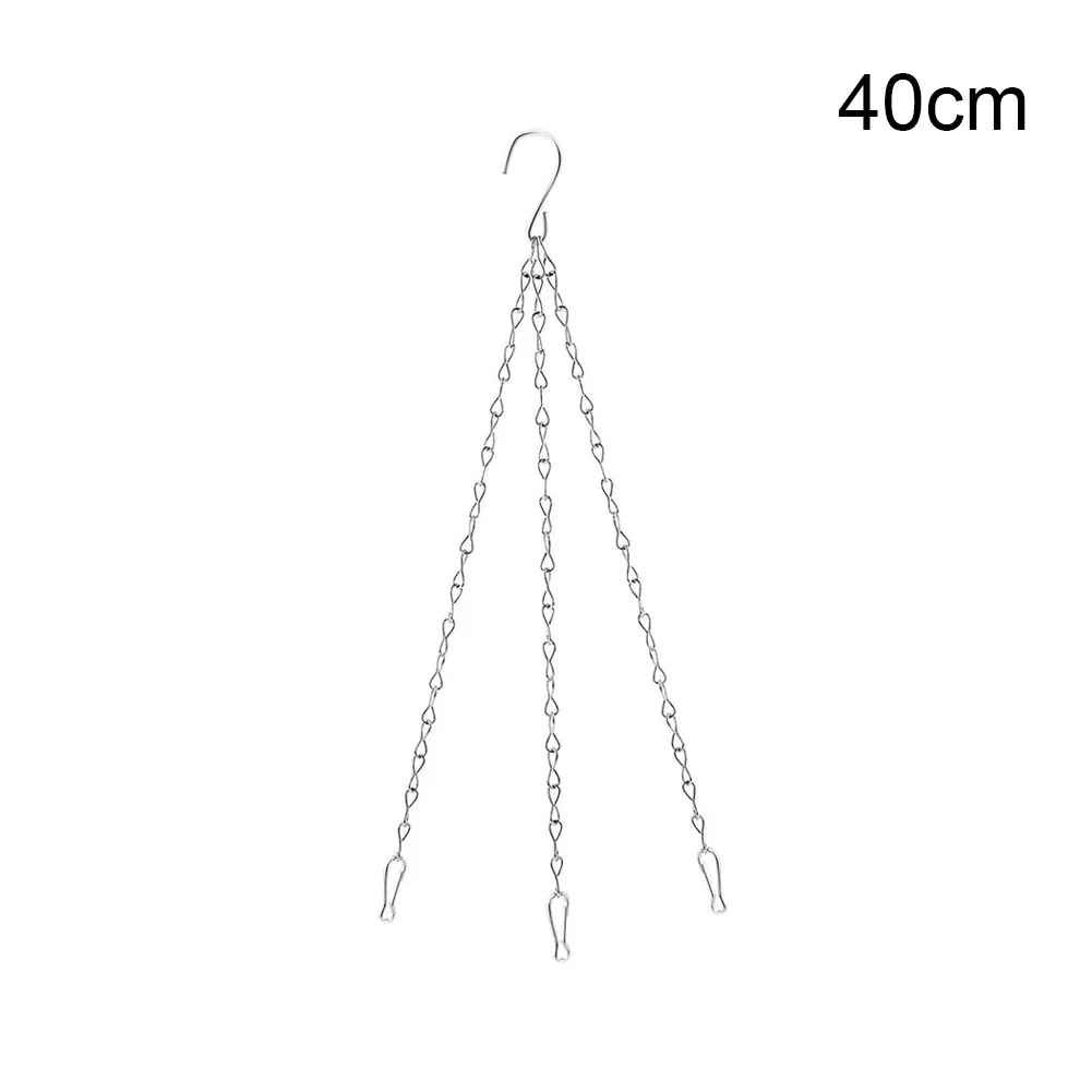 Replacement Metal Chains Sturdy Hooks for Hanging Bird Houses Flower Pots and Suet Baskets Indoors and Outdoors