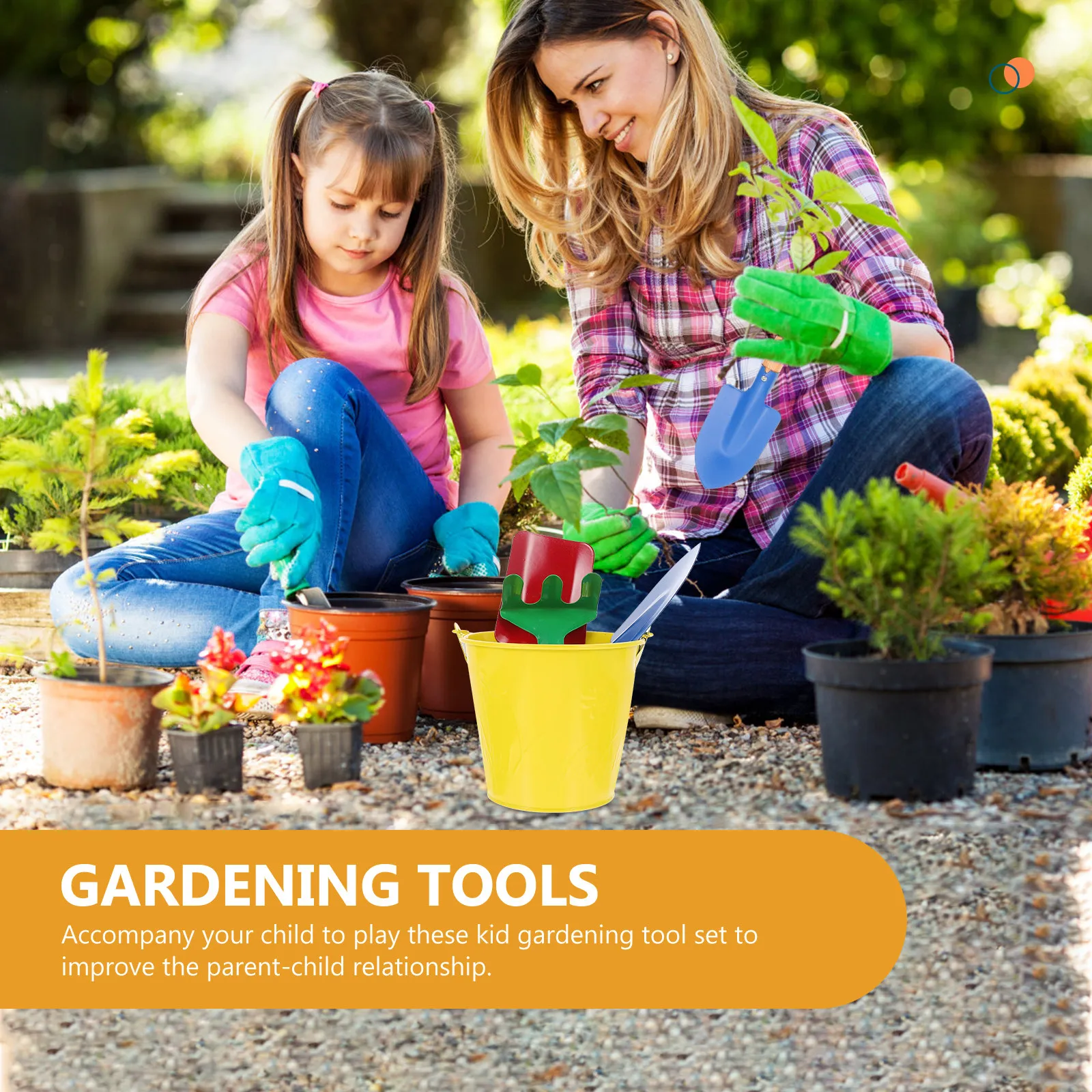Kids Planting Tools Set for Toddlers – Safe Garden Rake & Shovel for Fine Motor Skill Development