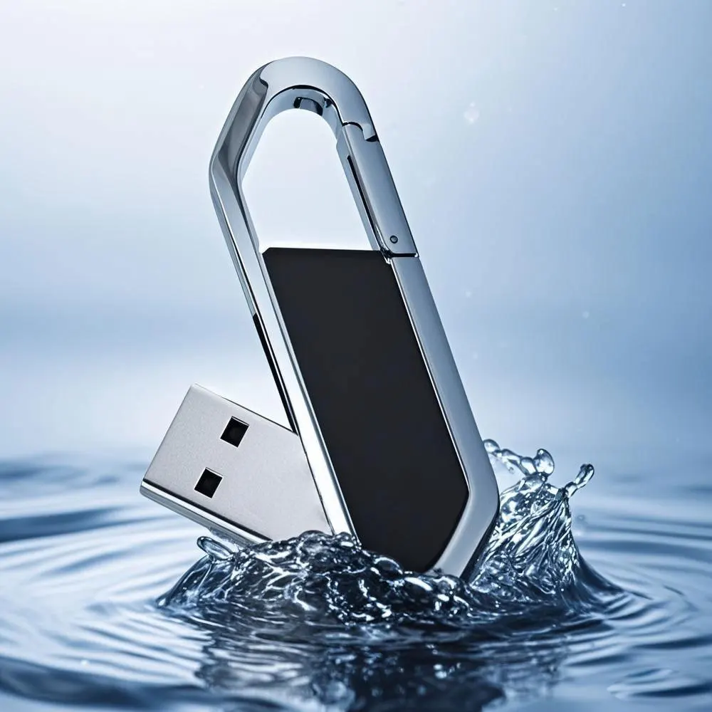 Hot Sale Metal USB 2.0 Flash Drive 64gb Memory Stick Black Waterproof Pen Drive 128gb Personalized Portability Pendrive