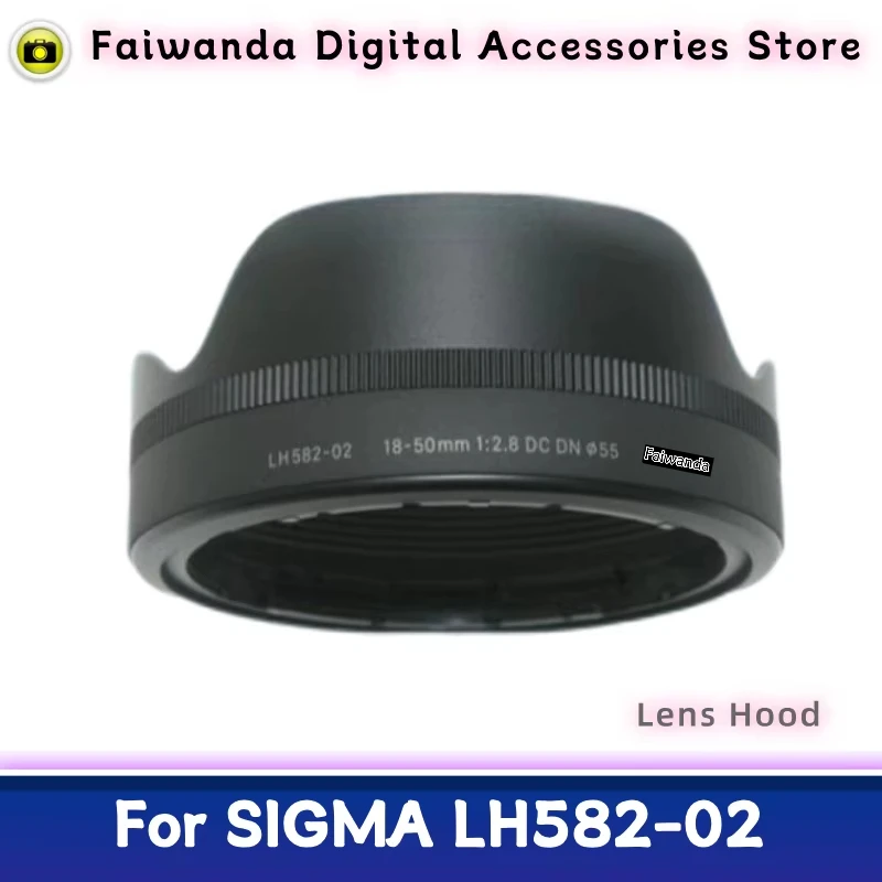 

New Original Genuine Front Lens Hood LH582-02 For SIGMA 18-50mm F2.8 DC DN|C Lens (55mm) 18-50/F2.8DCDN