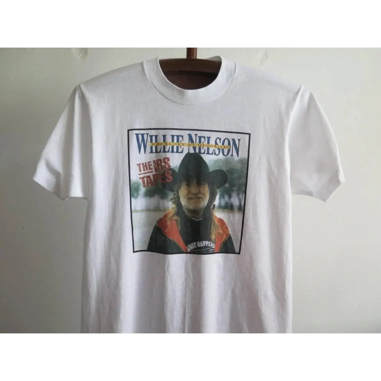 تي شيرت ويلي نيلسون الكلاسيكي نادر ويلي نيلسون أشرطة آيرز #1