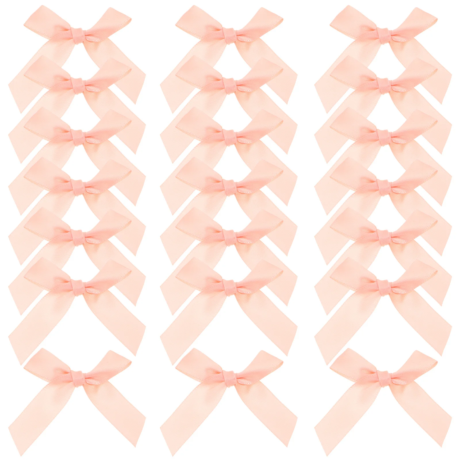 

150Pcs Gift Box Bows Pink Chinlon Ribbon Elegant Mini Bowknots for Wedding Shower Present Packaging Craft Decoration