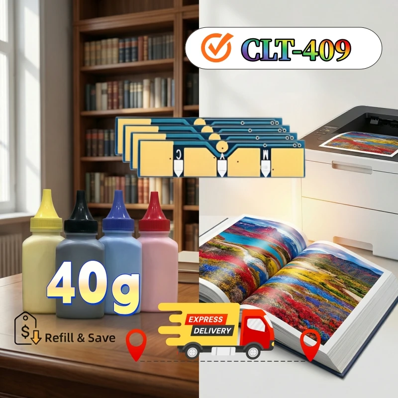 clt-k409s clt-409s clt 409s 409 toner powder chip for samsung clp310 clp315 clp310N clp315W clx3170 clx3175 printer chips
