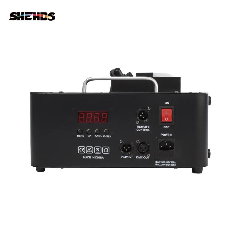 SHEHDS 2 قطعة 1500 واط آلة الضباب LED 24x9 واط RGB 3in1 العمودي آلة سومكي المؤثرات الخاصة رذاذ مبيد المعدات ل ديسكو KTV