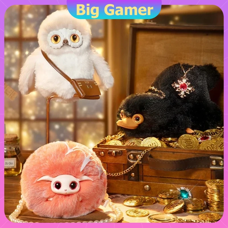 

Original Fondjoy Harry Potter Fantastic Beasts Soft Vinyl Series Blind Box Niffler Hedwig Plush Gift Doll Ornament Gift