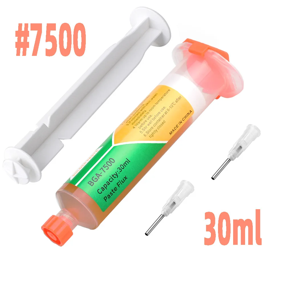 

KEK syringe welding paste 30ml BGA-7500 syringe welding oil independent packaging