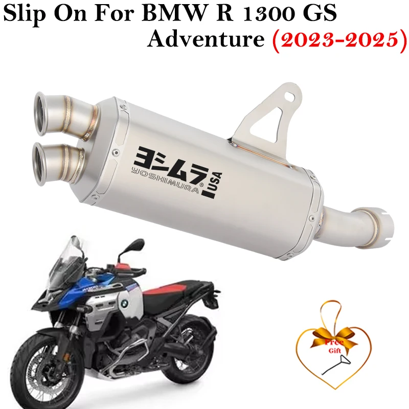 

Slip On For BMW R 1300 GS Adventure R1300GS ADV 2023 - 2025 Motorcycle Exhaust Systems Mid Link Pipe Escape Muffler DB Killer