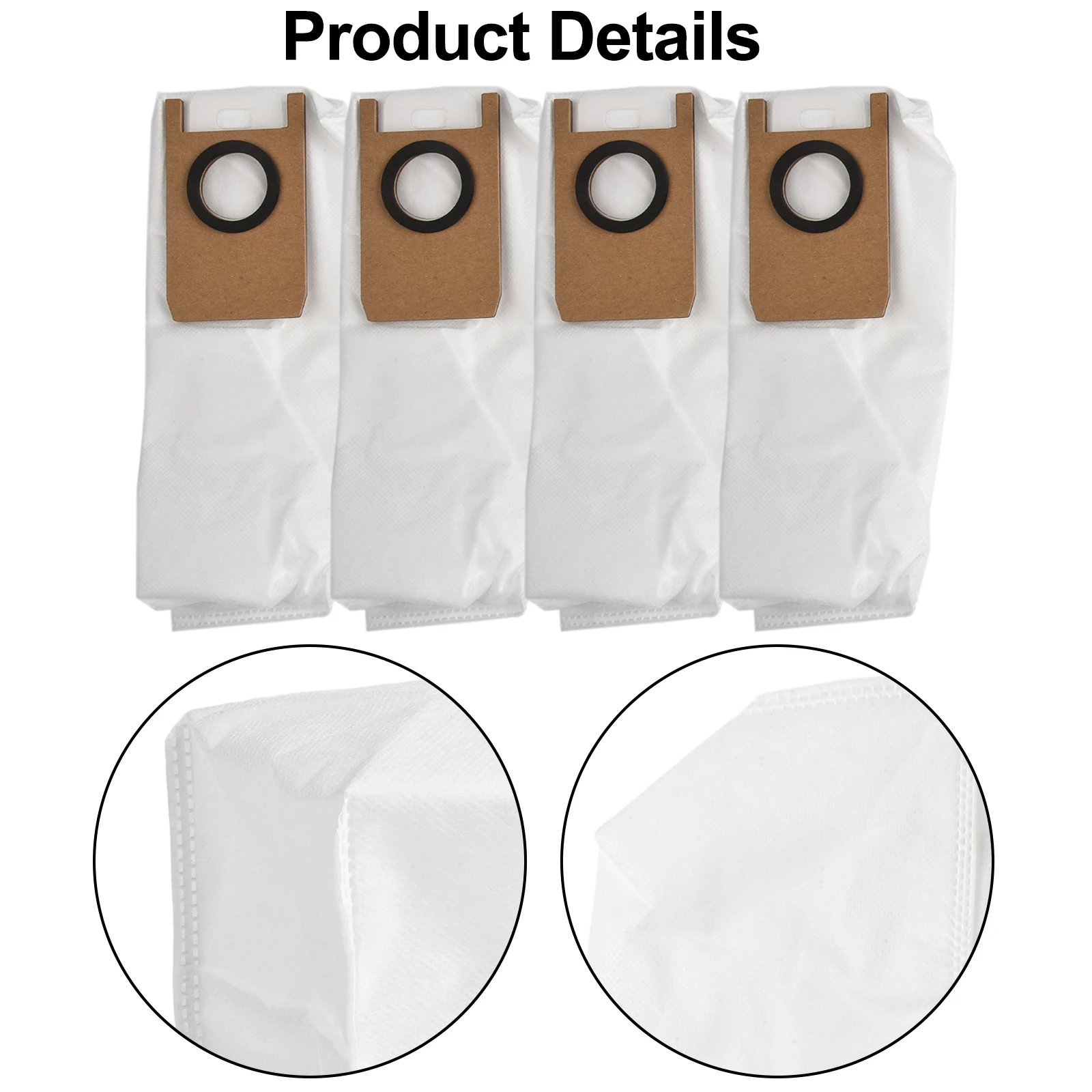 

Efficient Replacement Dust Bags for eufy 3in1 E20 Robot Vacuum Built to Last with Non Woven Fabric Options of 4 or 10 Bags