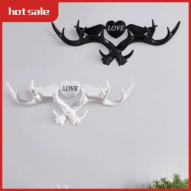

Крючок Love Deer, крючки для одежды для подвешивания сумок и ключей без перфорации, декоративные крючки, прочный белый