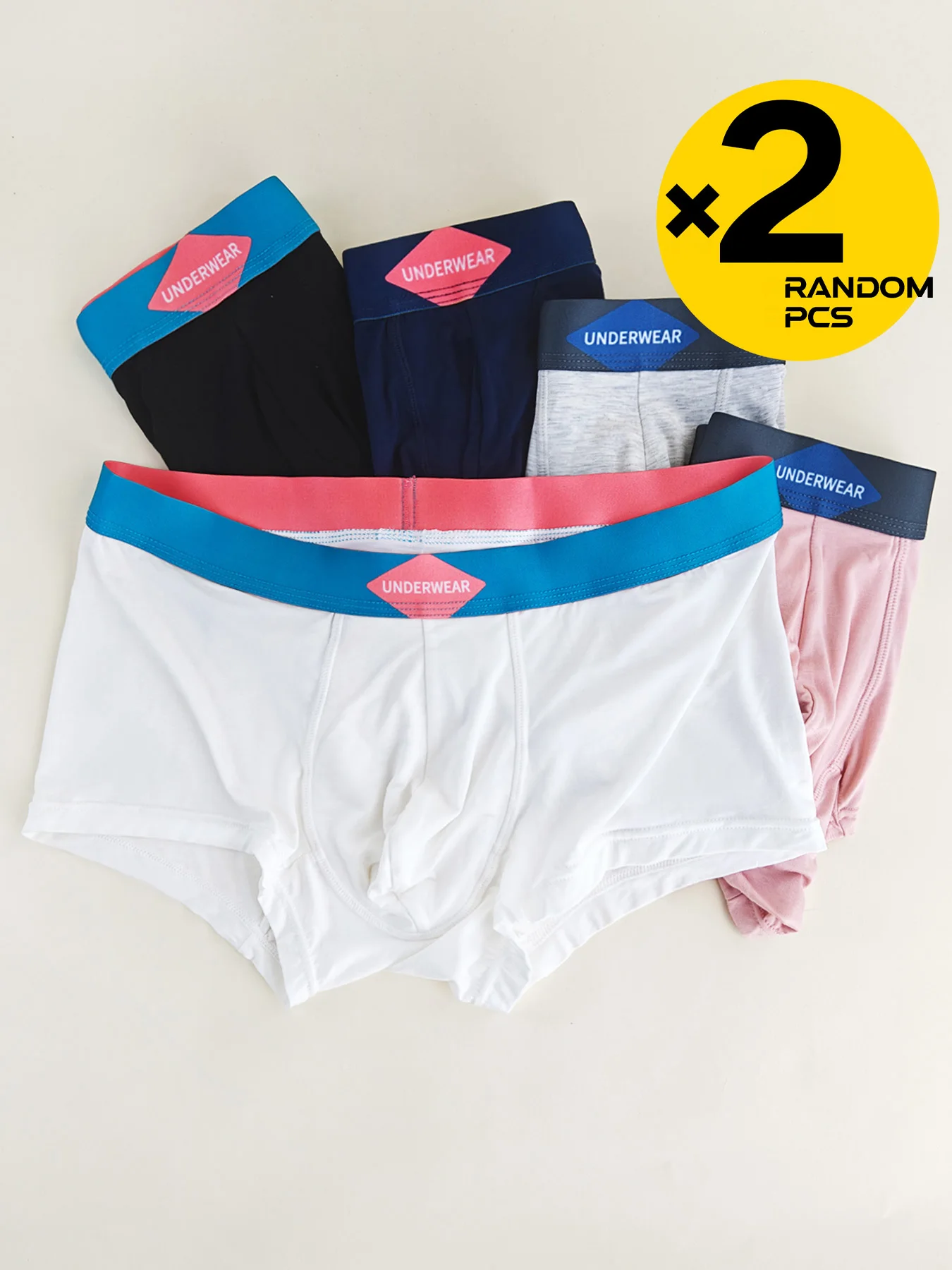 

Clearance Men's Cotton Underwear Boxers Comfortable Underpants Shorts Sexy Fashion Letters Trend Panties 2/3/4pcs