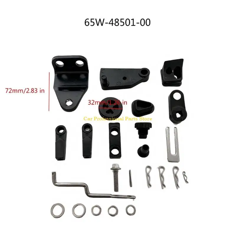 R53D 65W-48501-00 نظام توجيه عن بعد لمحركات خارجي بحرية خنق وتحولات المرفق لمدة 4 ضربات F25