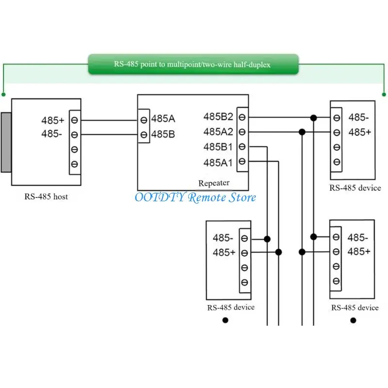 Система RS485 для промышленной передачи данных на большие расстояния Модуль связи Modbus-RTU