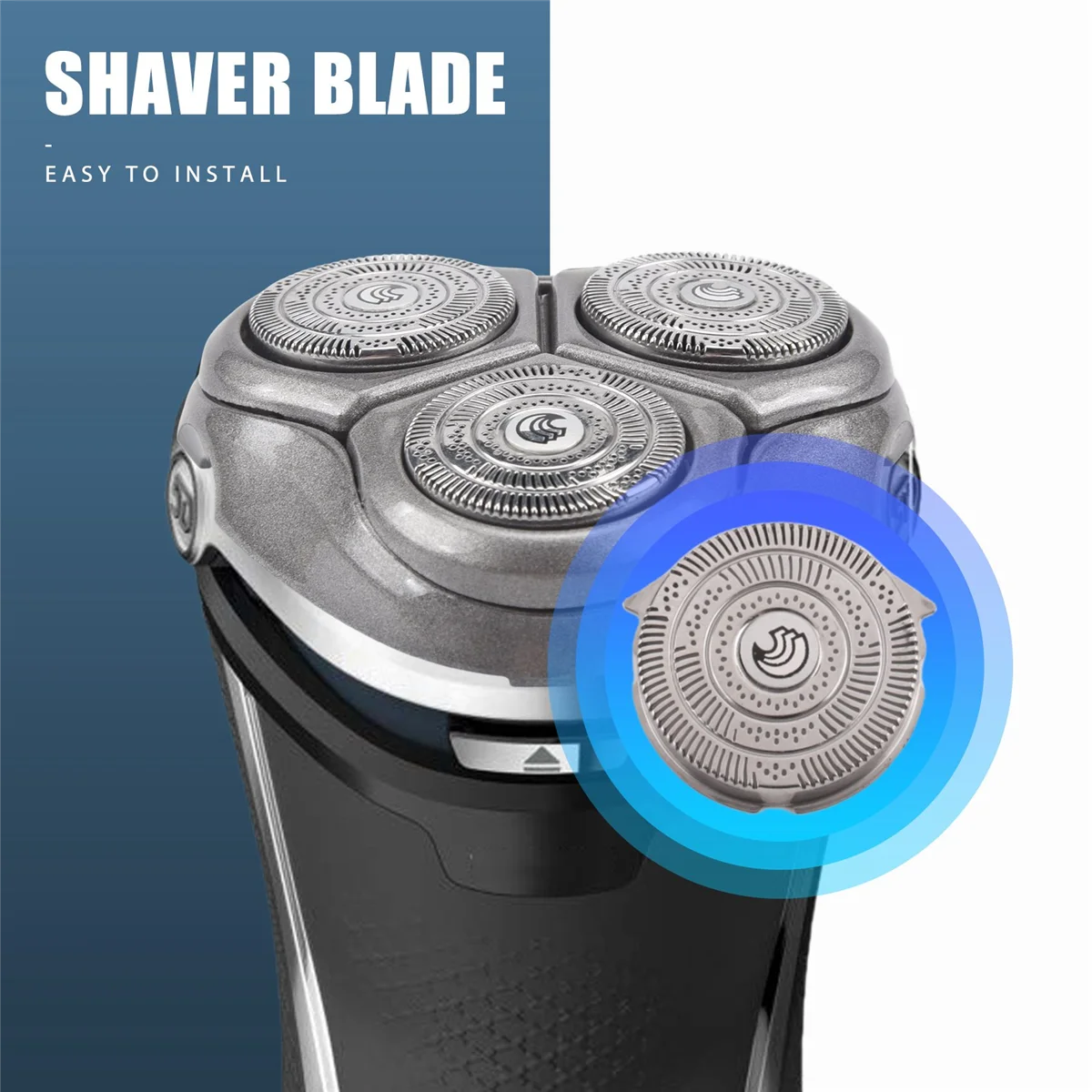 Lâmina de cabeça de substituição para Shaver, HQ9, HQ9100, HQ9190, HQ9070, HQ9170, HQ9020, HQ8160, HQ8250, HQ9090, 3pcs