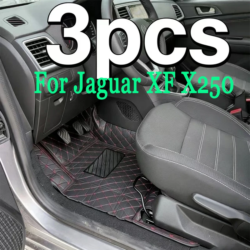 

Car Floor Mats For Jaguar XF X250 2008~2015 Carpet Auto Anti Dirty Pads Interior Parts Car Accessories