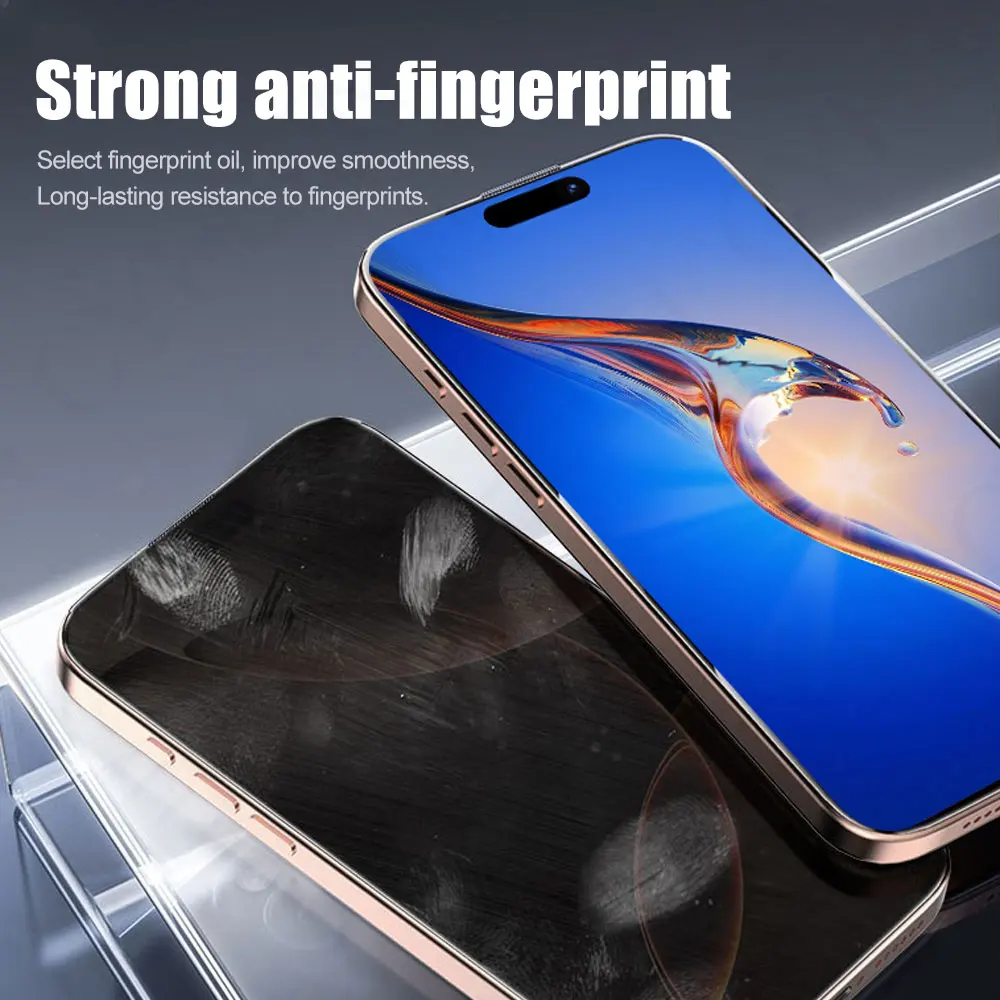 2 قطعة طبقة رقيقة واقية للهواتف الذكية الزجاجية آيفون 17 برو 16 زائد 15 برو ماكس واقي شاشة الهاتف 14 13 الزجاج المقسى 12 11 XS #3