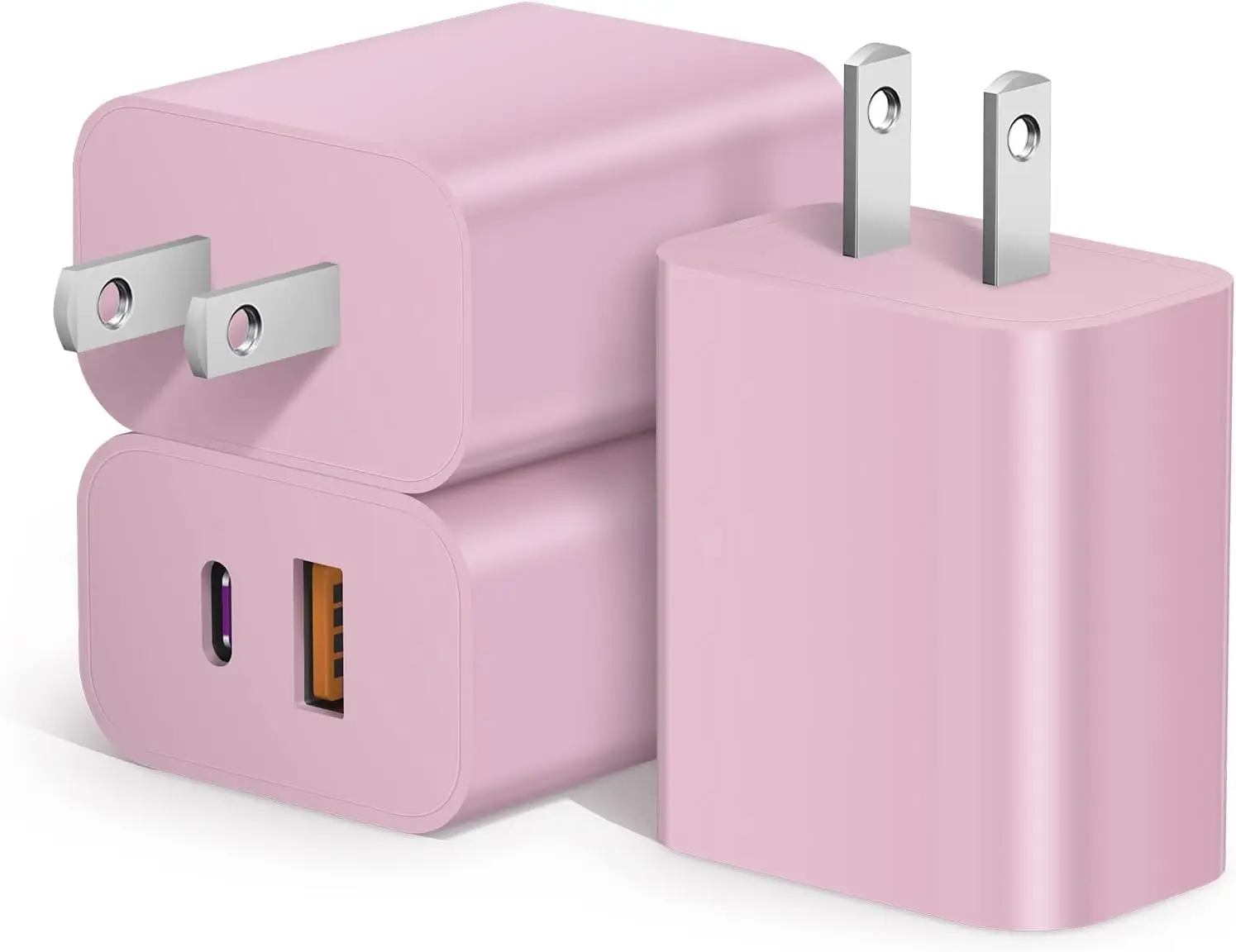 Dual port PD power adapter fast charging block, suitable for iPhone 16/16 Pro/16 Pro Max/16 Plus/15/14/13/12/11/16 Plus/15/14