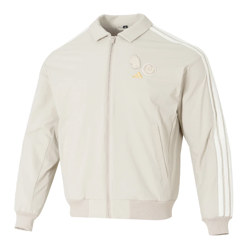 Adidas (Adidas) Chaqueta de hombre, ropa deportiva informal, resistente al viento, forro polar, chaqueta superior tejida Ke4058