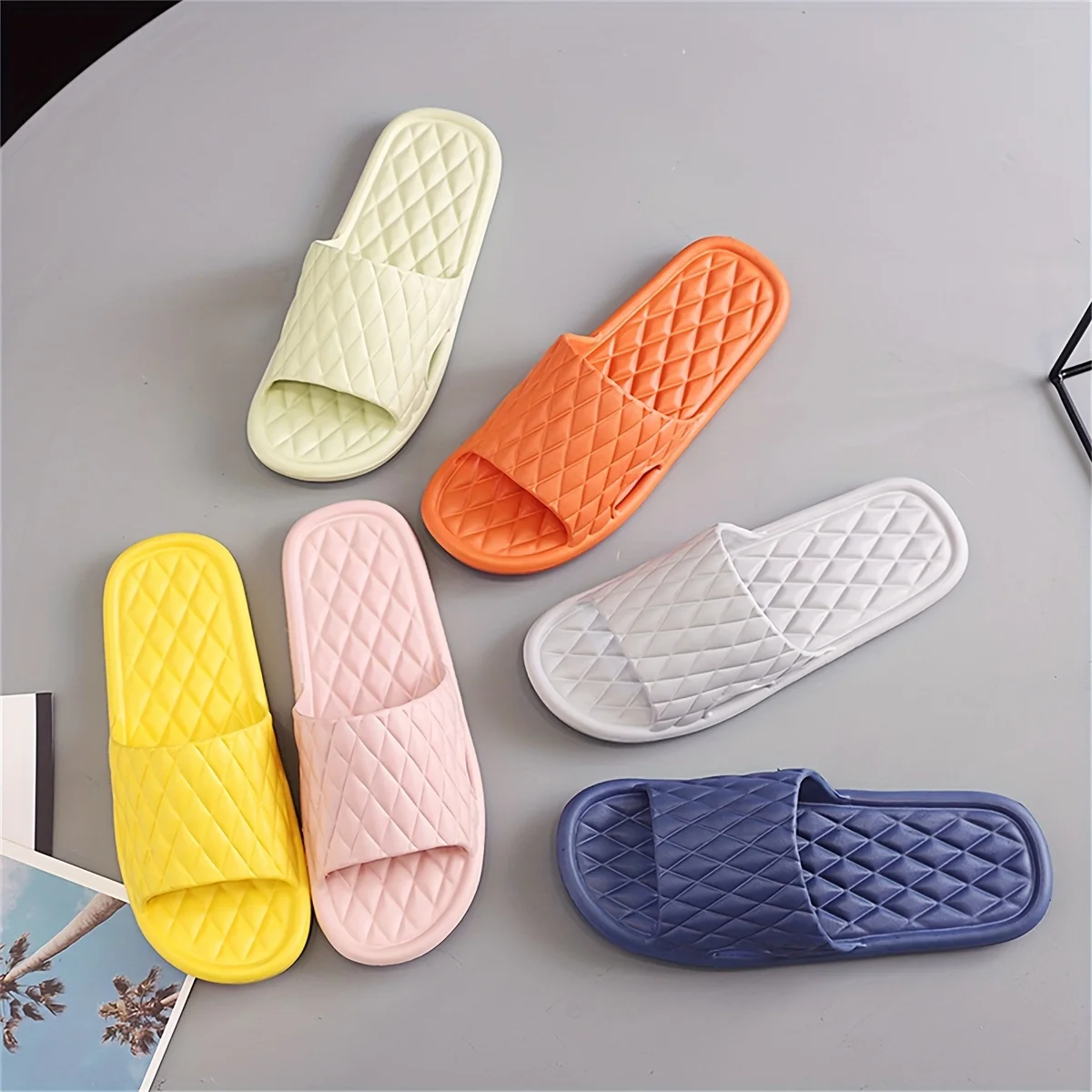 Summer Slippers For Men Women Eva Soft Bottom Slippers Indoor House Slides Flat Sandals Outdoor Beach Shoes Man Flip Flops