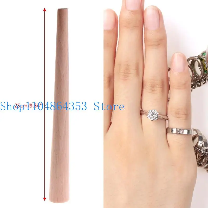 

652F Ring Sizer Measuring Tool Finger Gauge Mandrel Jewelry Size Tool