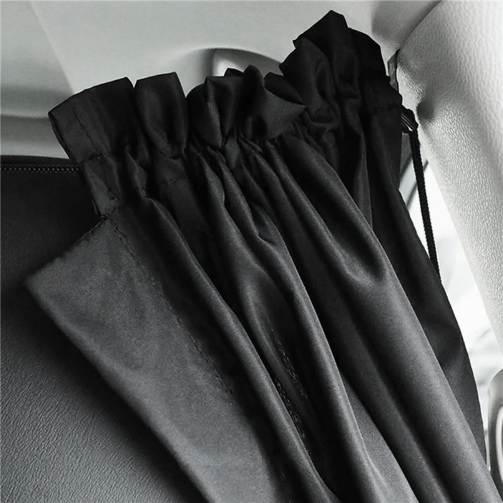 2pcs/set Sun Shade Privacy Curtain Taxi Car Isolation Curtain Partition Protection Curtain Commercial Vehicle Car Accessories view 4