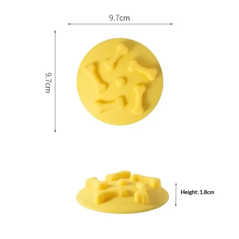 Slow Feeder Dog Bowl Insert Silicone Slow Feed Mat For Dogs And Cats, Anti Gulping Lick Mat, Healthy Feeding Pad