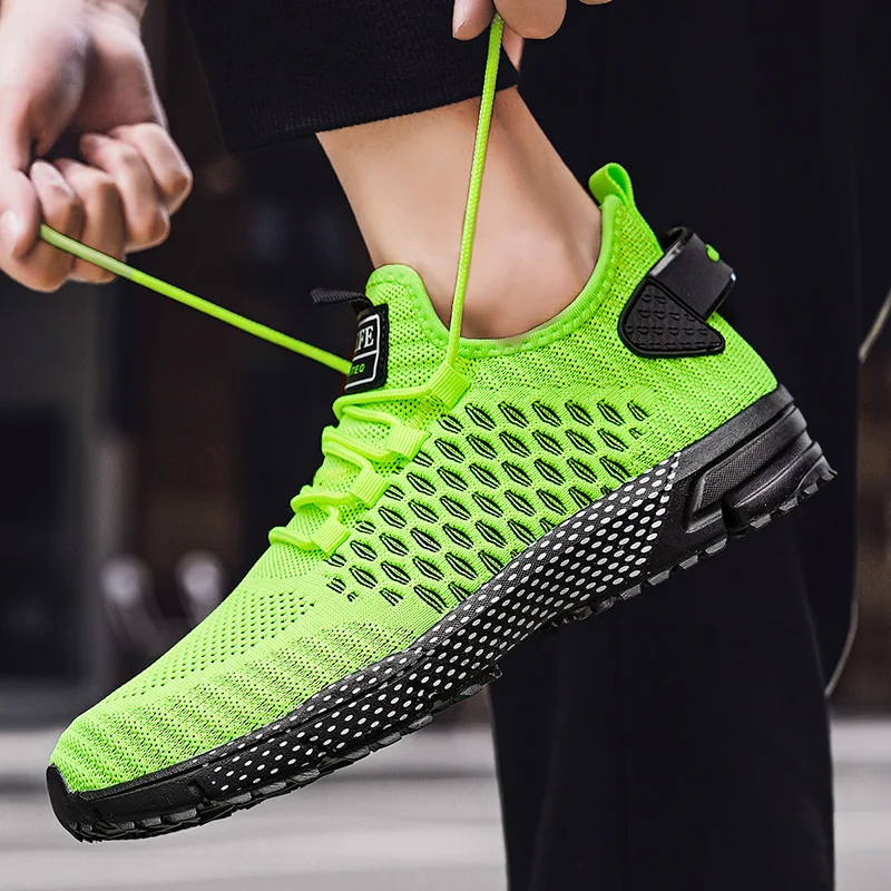 Non-slip Wear Resistant Men‘s Outdoor Hiking Shoes Breathable Climbing Man Sneaker Mountain Shoe Casual Walking Summer Male Shoe