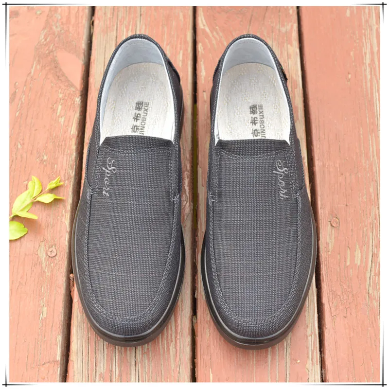 Old Beijing Cloth Shoes Middle-Aged and Elderly Men's Shoes Single-Layer Shoes Plus size  47 48 Extra Large 290 Size 45