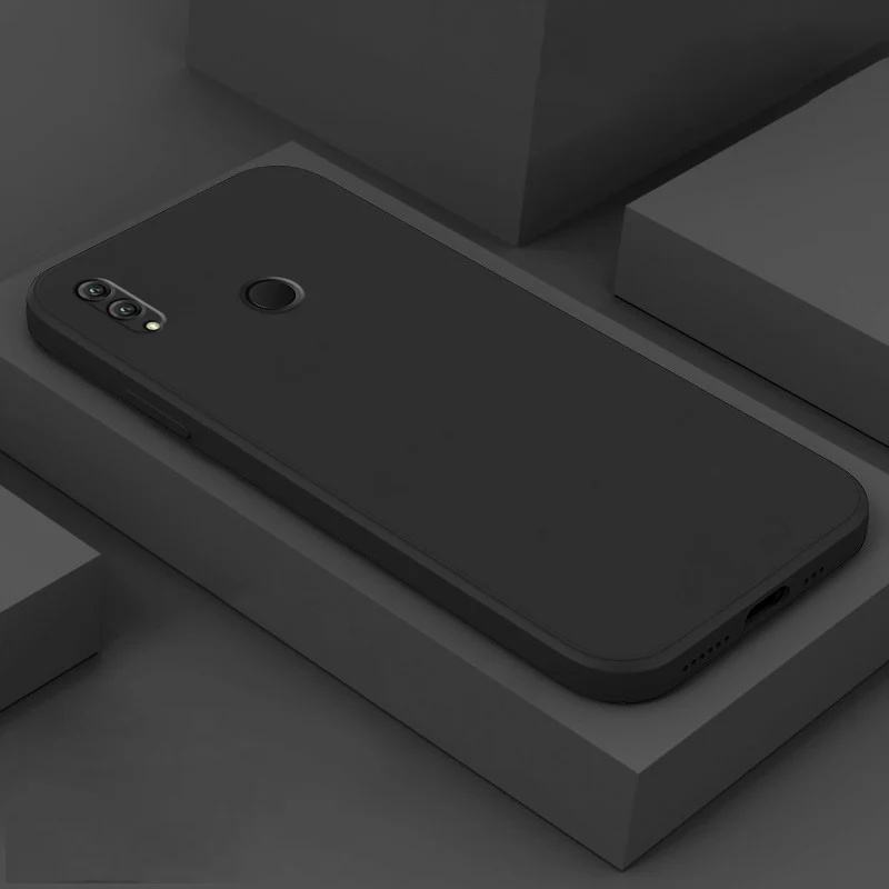 Fashion Square Frame Silicone Phone Case For Huawei Honor Note 10 Coque Matte Soft Back Cover
