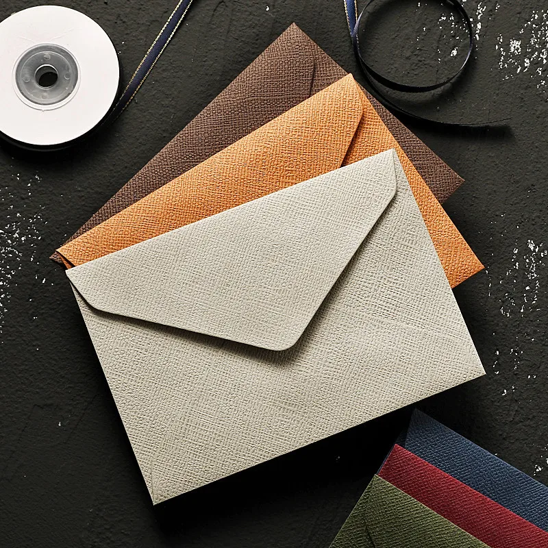 Ins Envelopes simples para almofadas para carta, cartões do convite do partido do casamento, tampa do cartão postal, papelaria coreana, material de