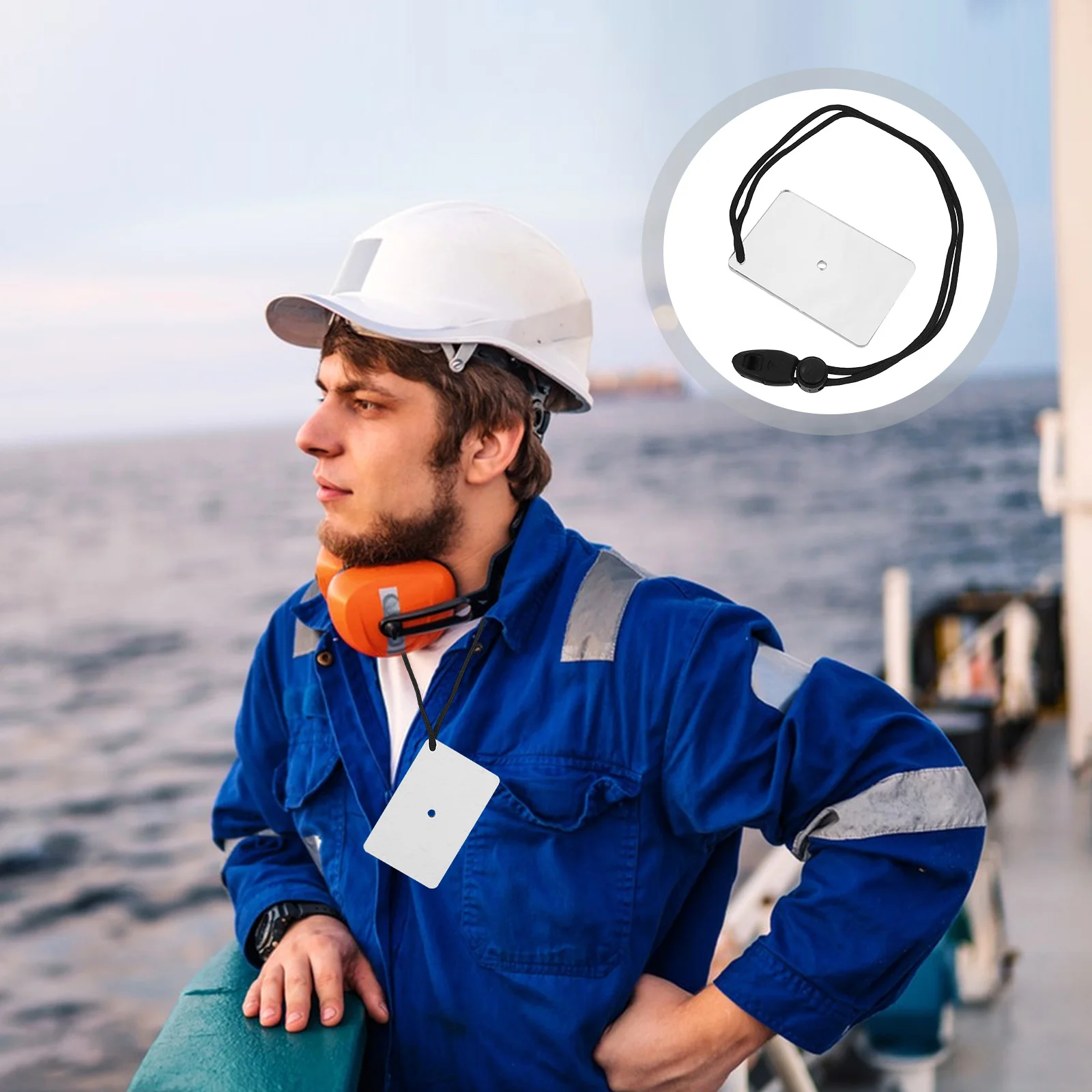 

Acrylic Survival Signal Mirror Compact Bright Reflective Emergency Tool for Hiking Camping Boating Field Rescue Distress