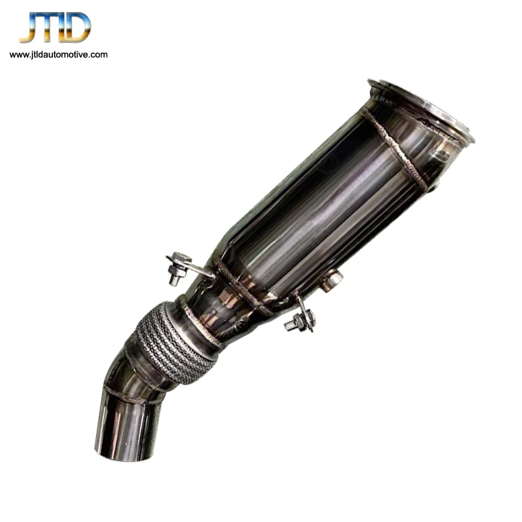 Downpipe For BMW M140 M240  B58 SS304 Stainless Steel Performance Catless Exhaust System  - Active Sound System Exhaust