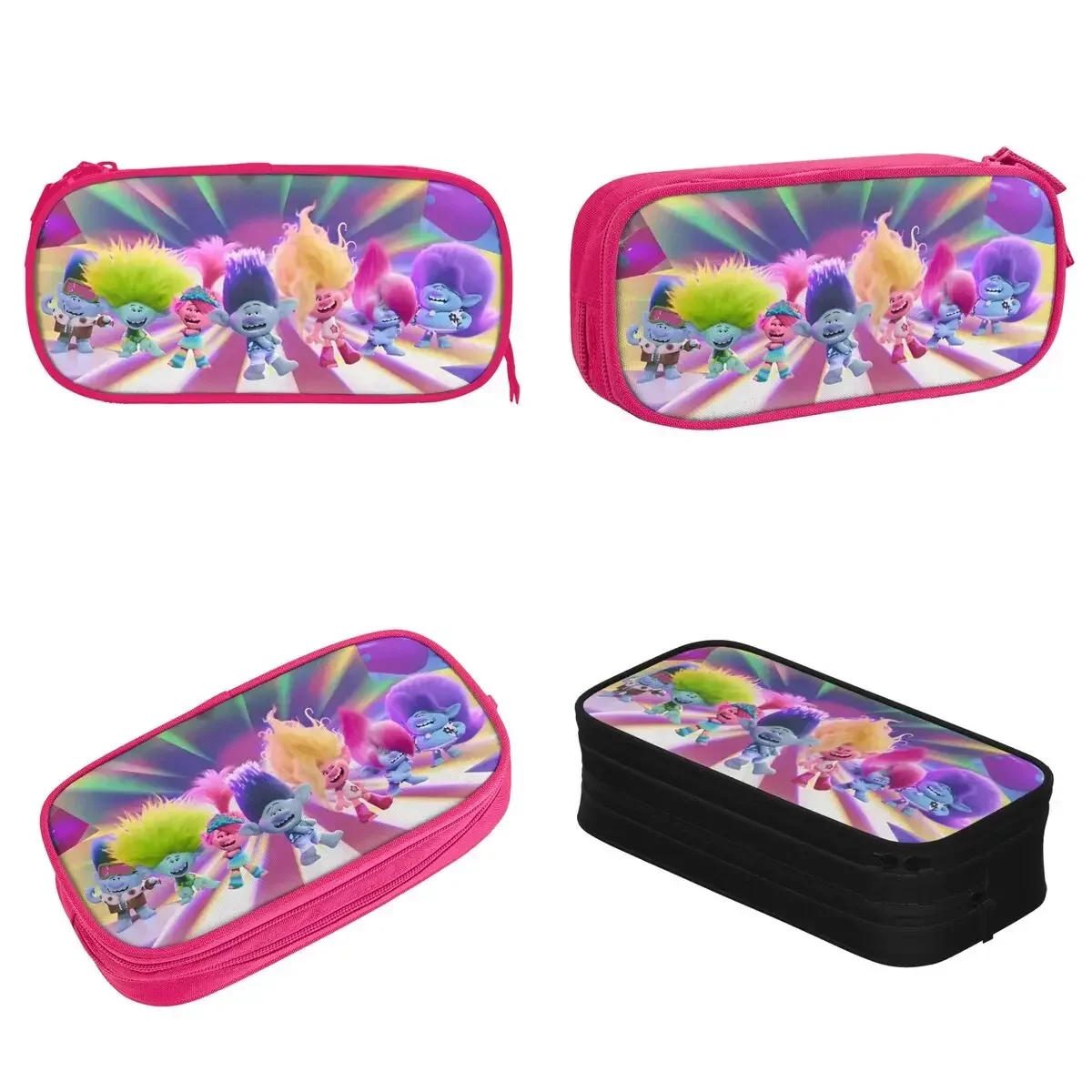 

Trolls Movie Pencil Cases Cute Cartoon Anime Pen Box Bag Girl Boy Big Capacity School Supplies Zipper Pencilcases