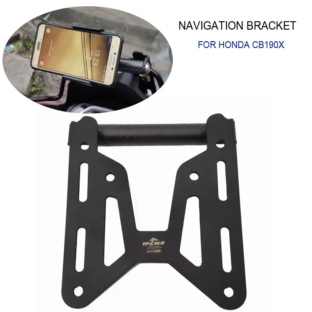 GPS Smart Phone Navigation Mounting Bracket Adapter Holder Phone Bracket For Honda CB190X CB190 X CB 190X