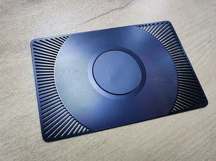 Customizable NFC Metal Card with Ntag 213/215/216 Stainless Steel Waterproof 13.56MHz RFID Communication Interface