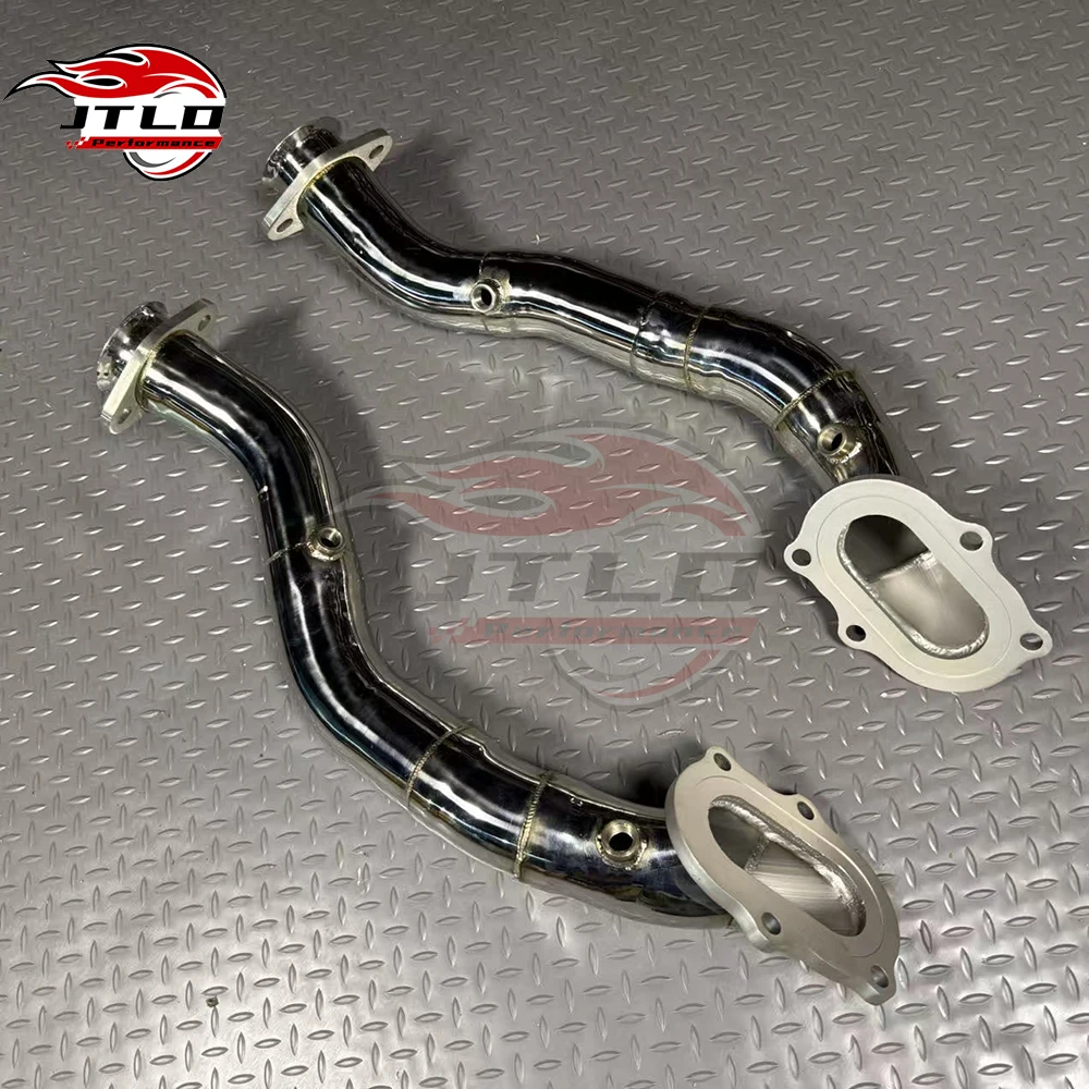 High Performance Stainless Steel Exhaust Downpipe For Chevrolet Corvette C7 Stingray 6.2L Racing Car Parts