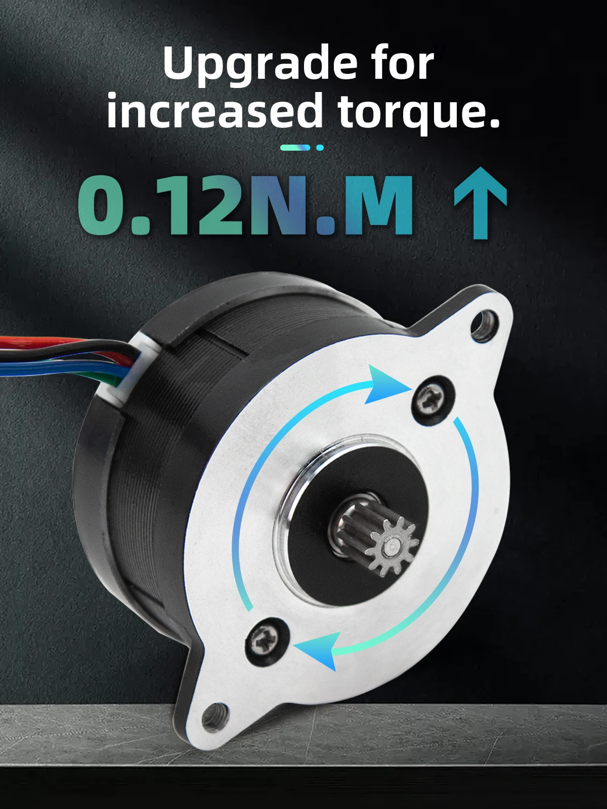 Extrusora de Doble accionamiento directo, Motor de paso NEMA14, 36mm, Motor redondo para panqueques, Clase H, resistencia a la temperatura, CC 1.88A, para Voron 0,1 0,2