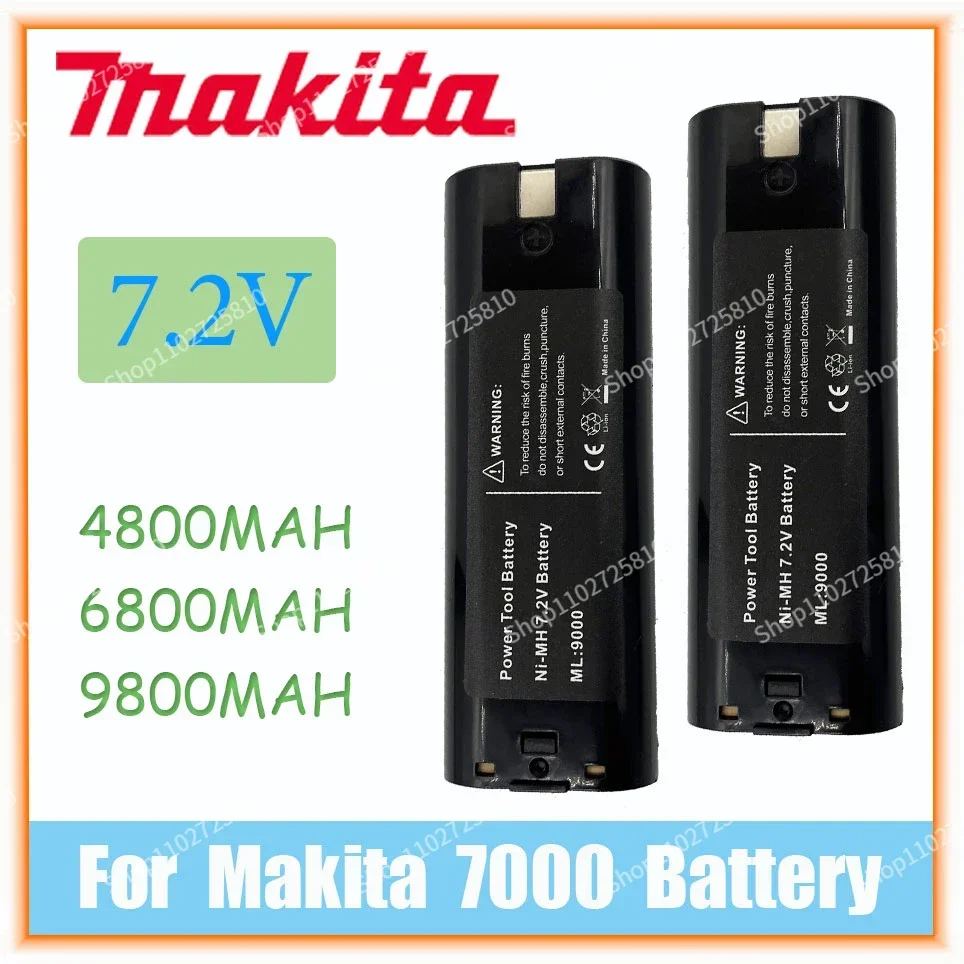 

Аккумуляторная батарея 7,2 в 4800 мАч для Makita 7000 7002 7033-9 191679-4 192695-4 632002-2 632003 в, аккумулятор L50 7,2-2