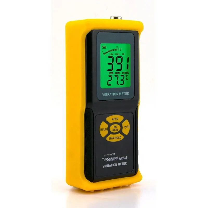 New Smart Sensor AR63B Vibration Meter Digital High Precision Tester Vibrometer Acceleration Displacement Analyzer