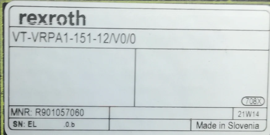 R901057060 VT-VRPA1-151-1X/V0/0 VT-VRPA1-151 VT-VRPA1-151-12/V0/0 Amplifier re  xroth Origin in Stock