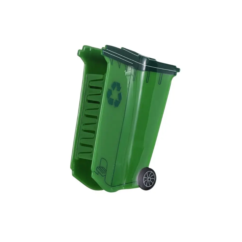 Novelty Trash Can Design Hair Claw Green Environmentally Friendly Garbage Can Hairpins Personality Funny Acrylic Shark Clip view 6