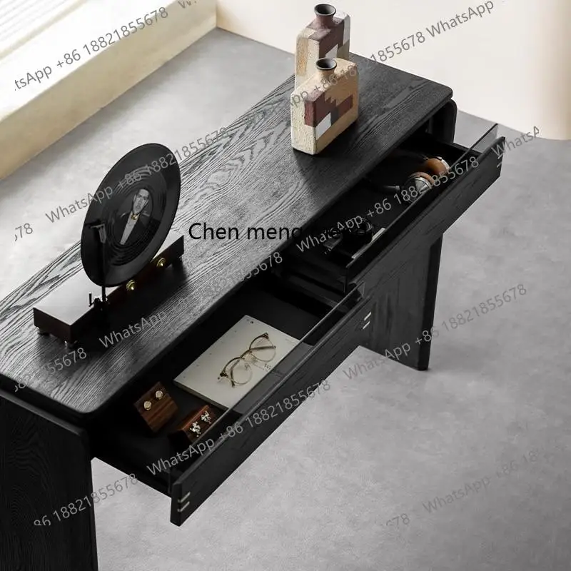 طاولات وحدة تحكم بسيطة وفريدة من نوعها على الطراز القوطي الشمالي بتصميم لطيف طاولة زاوية رائعة وحديثة أثاث غرفة المعيشة #4