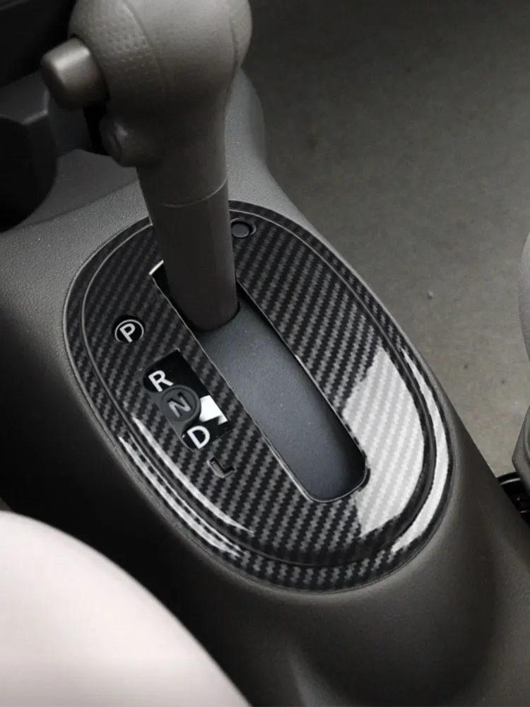 For Nissan Sunny 2014 2015 2016 Car Styling ABS LHD/RHD Interior Automatic Gear Shift Panel Frame Trim Accessories
