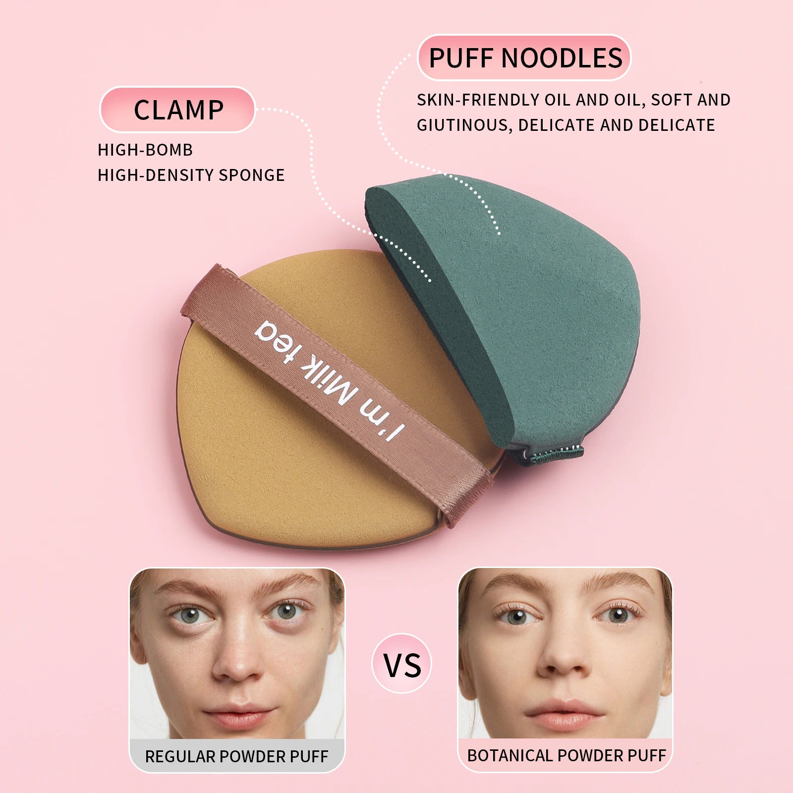 إسفنجة فائقة النعومة للمسحوق ، 7 ، إسفنجة لمسحوق رطب ، كريم bb ، أداة مكياج خاصة