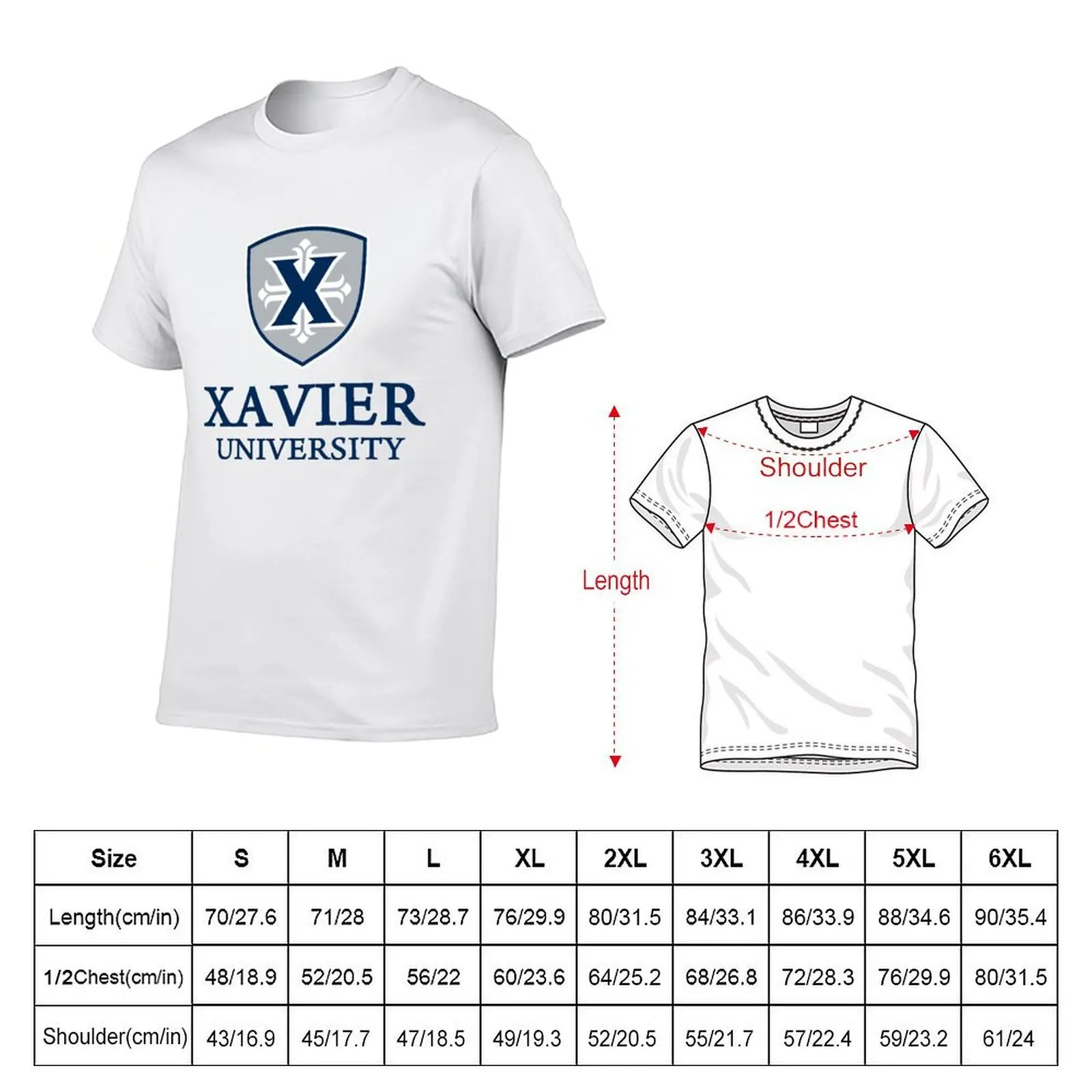 Xavier University T-Shirt t shirts cotton 100% funny t shirts cotton T-Shirt