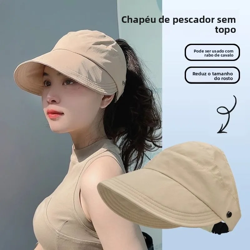 bone-de-pesca-zhaolu-si-com-protecao-solar-de-verao-chapeu-vazio-com-aba-curva-protecao-uv-bone-moderno-para-atividades-ao