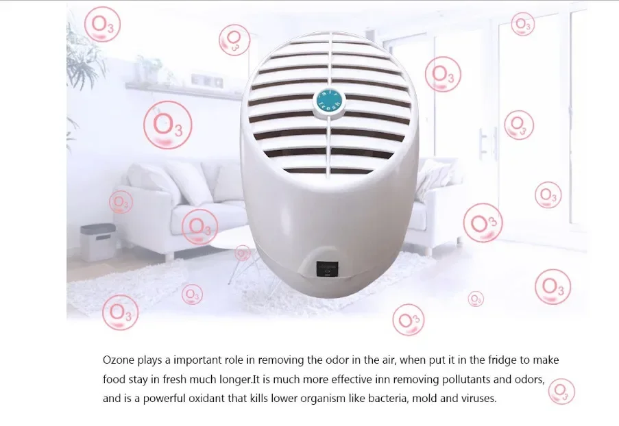 Purificateur d'air pour maison et bureau, avec filtre diffuseur d'arôme, générateur d'ozone et ioniseur éliminateur d'allergies aux odeurs, nettoyeur d'air
